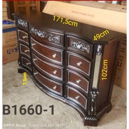 Bankston : Bộ Tủ Trang Điểm Gương, Pha Lê + Gương